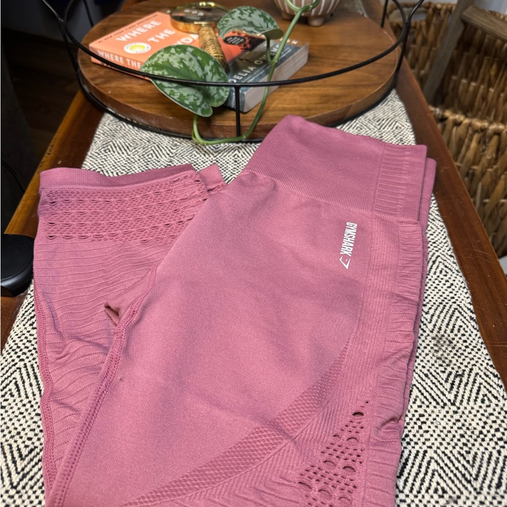 Gymshark Pink Cropped Leggings